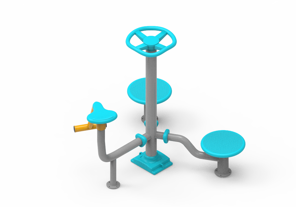 3 Lu Bel Cevirme Aleti KLF-02 | Dış Mekan Spor Aletleri | Erse Kent Mobilyaları